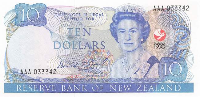 10 Dollar 1990